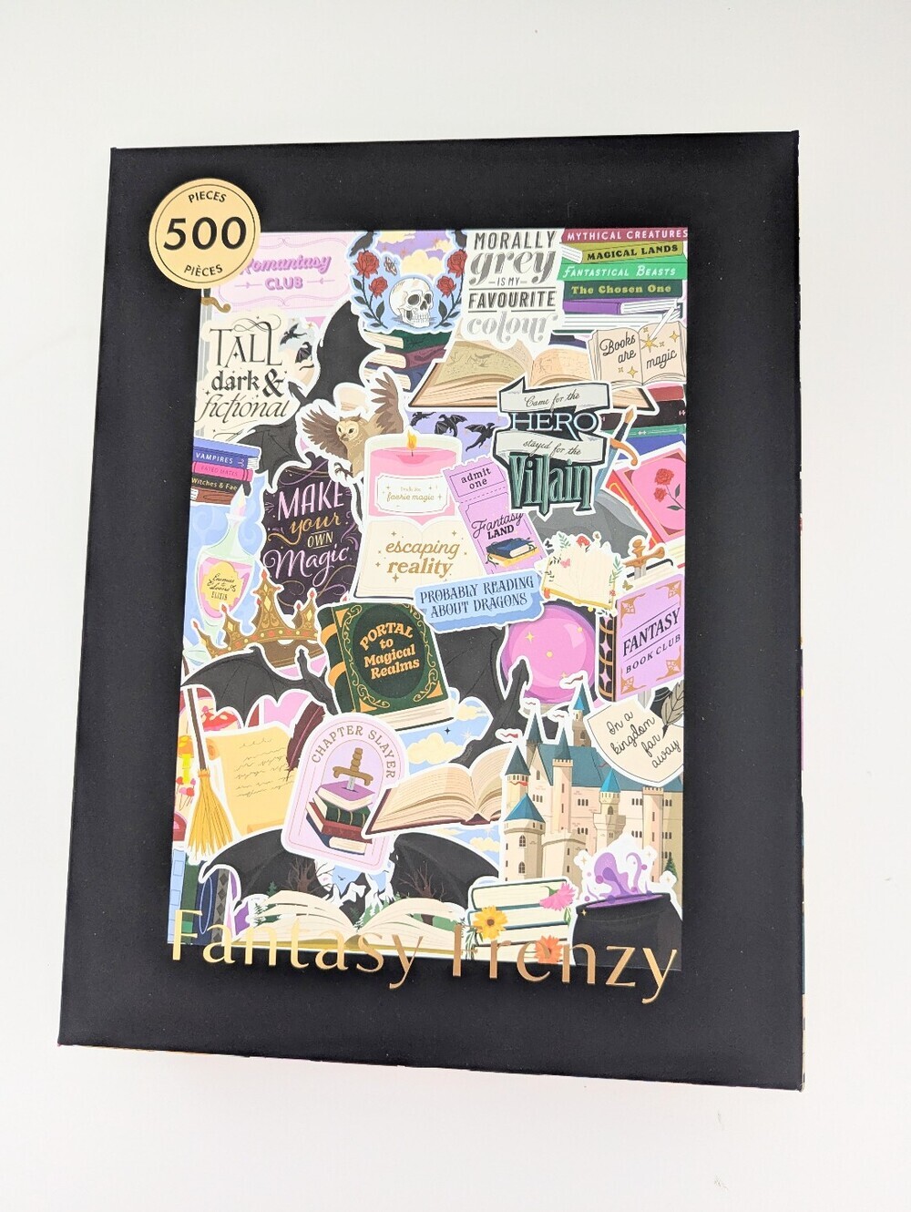 NEW IN BOX Hobbry "Fantasy Frenzy" 500-Piece Puzzle